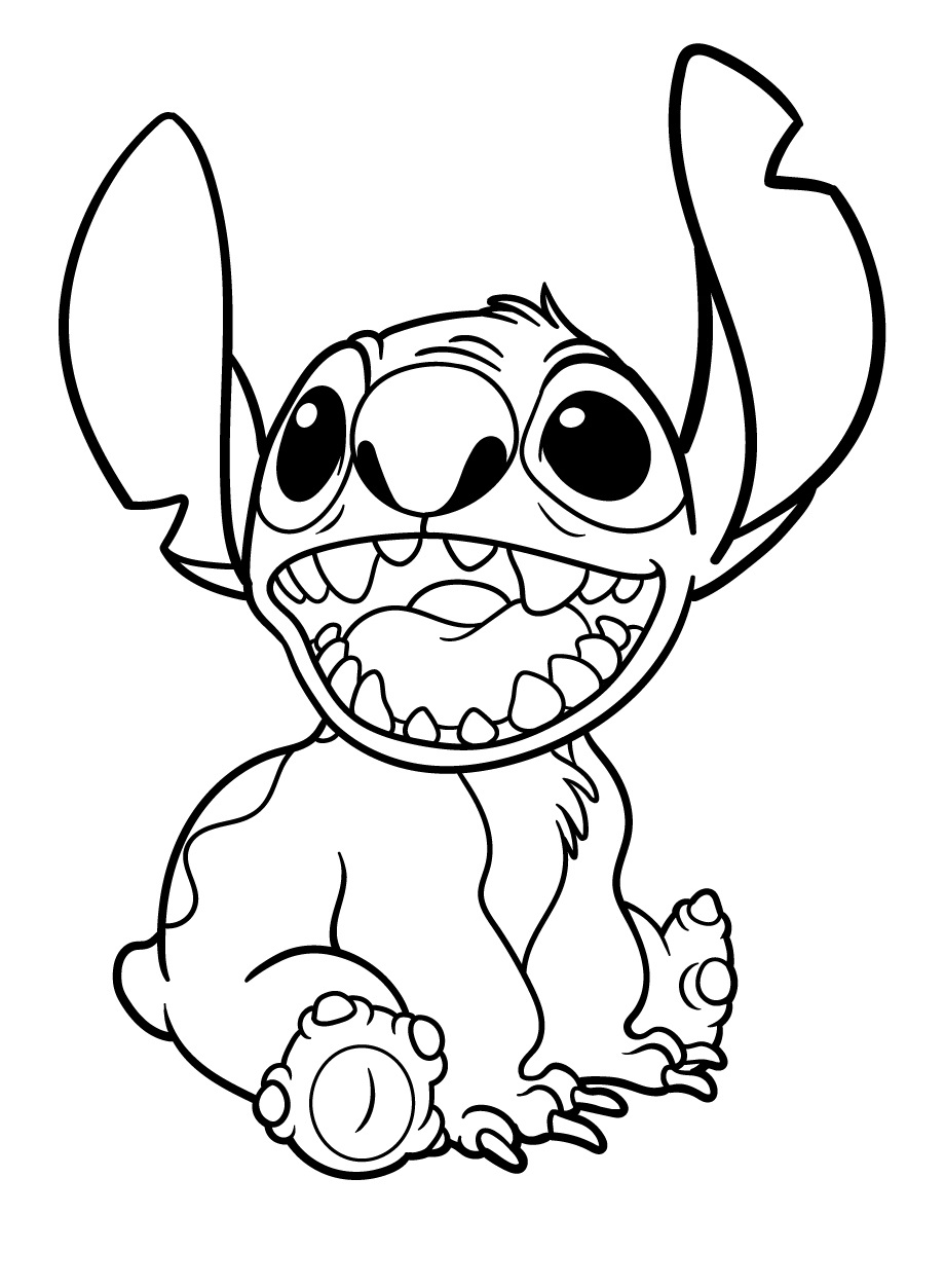 Get Creative with Stitch Coloring Pages Printable by gbcoloring on