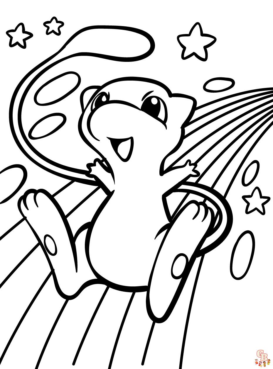 10 Cute Pokémon Coloring Pages to Brighten Your Day