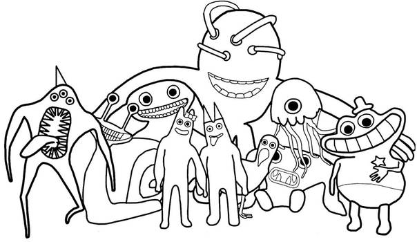lv 0 2Coloring Garten Of Banban 3 Coloring pages/Garden of BanBan new coloring pages