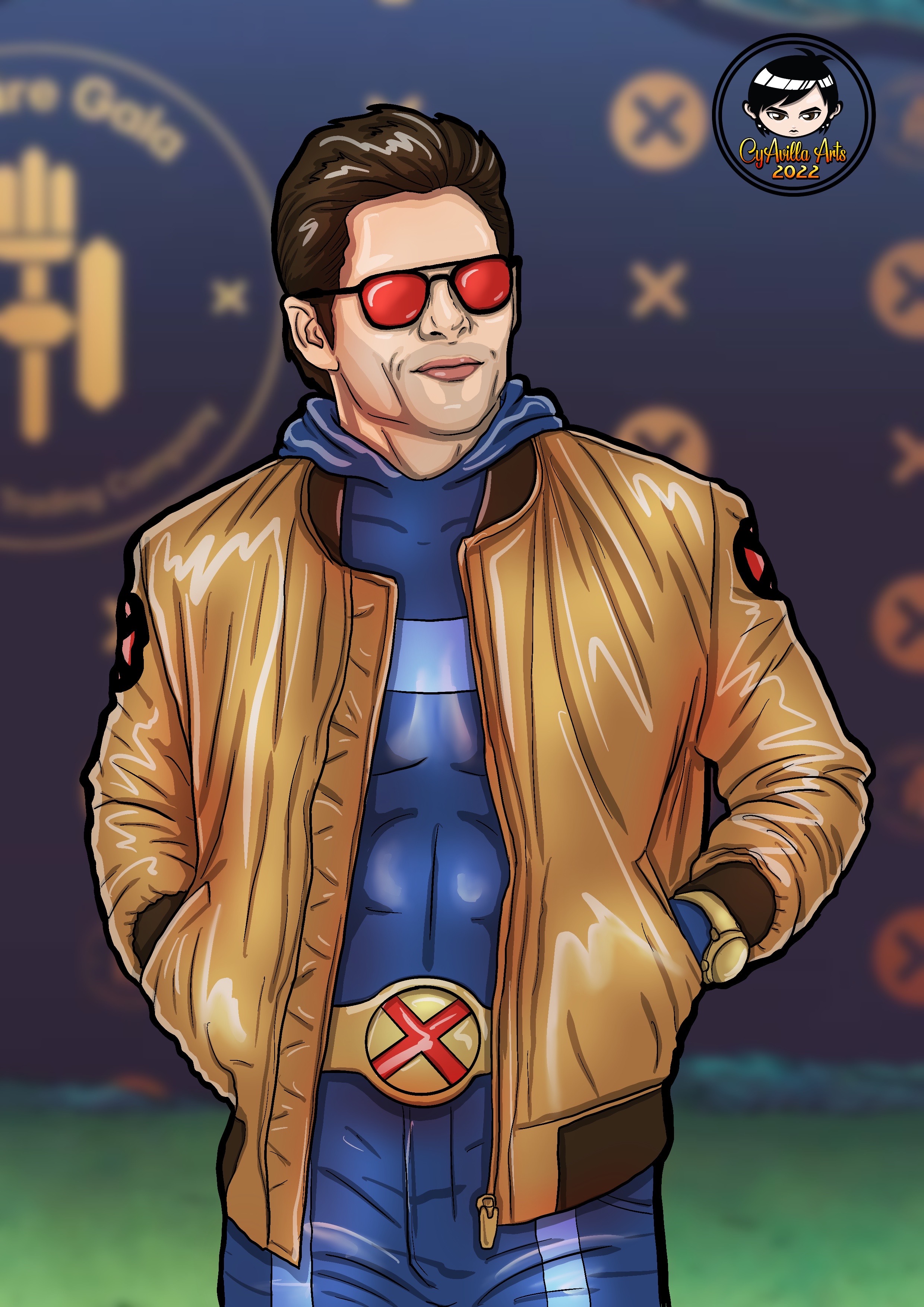 James Marsden as Cyclops by CyCyAvilla on DeviantArt