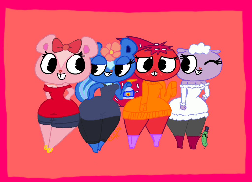 HTF Girls 2.0 by JaredSantiago on DeviantArt
