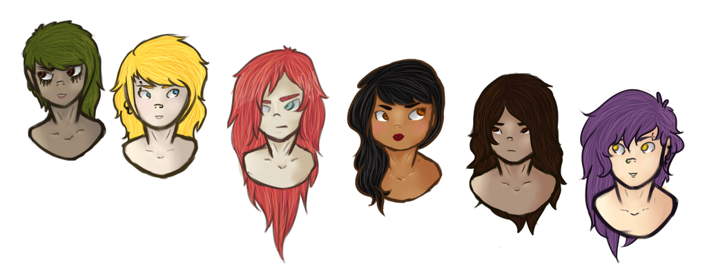 Sorta Heart Character Lineup (sorta) Part 1 by Frozenheart236 on DeviantArt