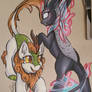 Autumn Blaze and Nirik