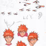 Ichigo colour sketch page