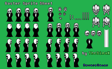Pre Core Gaster Undertale Gaster v2 by TheDimaX on DeviantArt