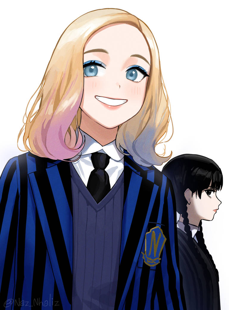 Anid And Wednesday By Nhaliz On DeviantArt anid-and-wednesday-by-nhaliz-on-deviantart