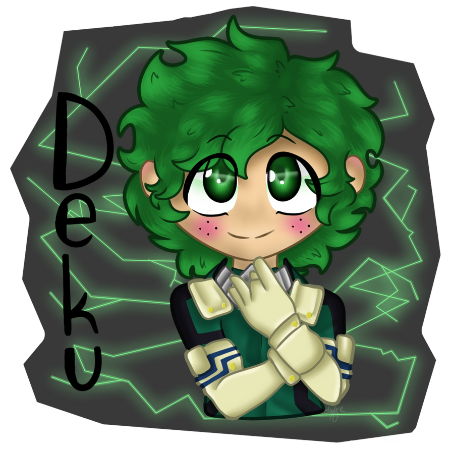 Deku Sticker by DrawnDunDugeon on DeviantArt