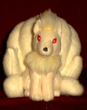 Tiny ninetails plush front