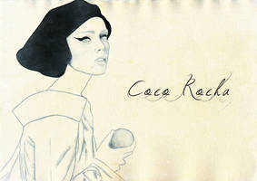 Coco Rocha Sketch