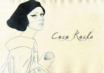 Coco Rocha Sketch