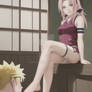 Naruto Foot Worship #1: Sakura x Naruto (barefoot)