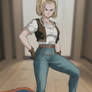 DB Trample #1 Android18 x Krillin (barefoot)