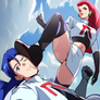 Pokemon Trample #1B Jessie x James (thigh boot)