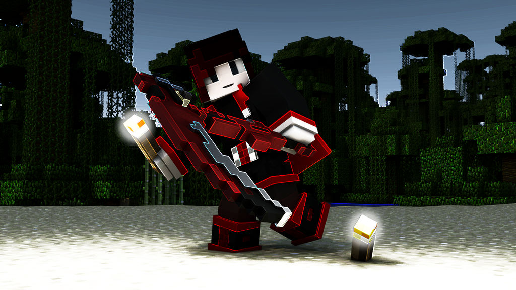 Ruby in Minecraft #RWBY by AsianArtz on DeviantArt