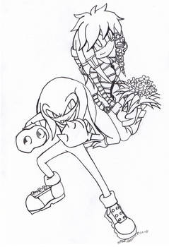 Knuckles and Julie pen