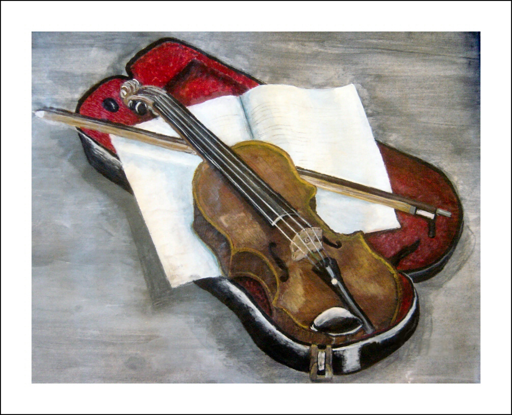 Violin Painting