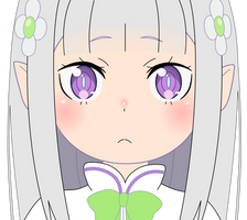 Smol Emilia (Re: Zero) [Vector]