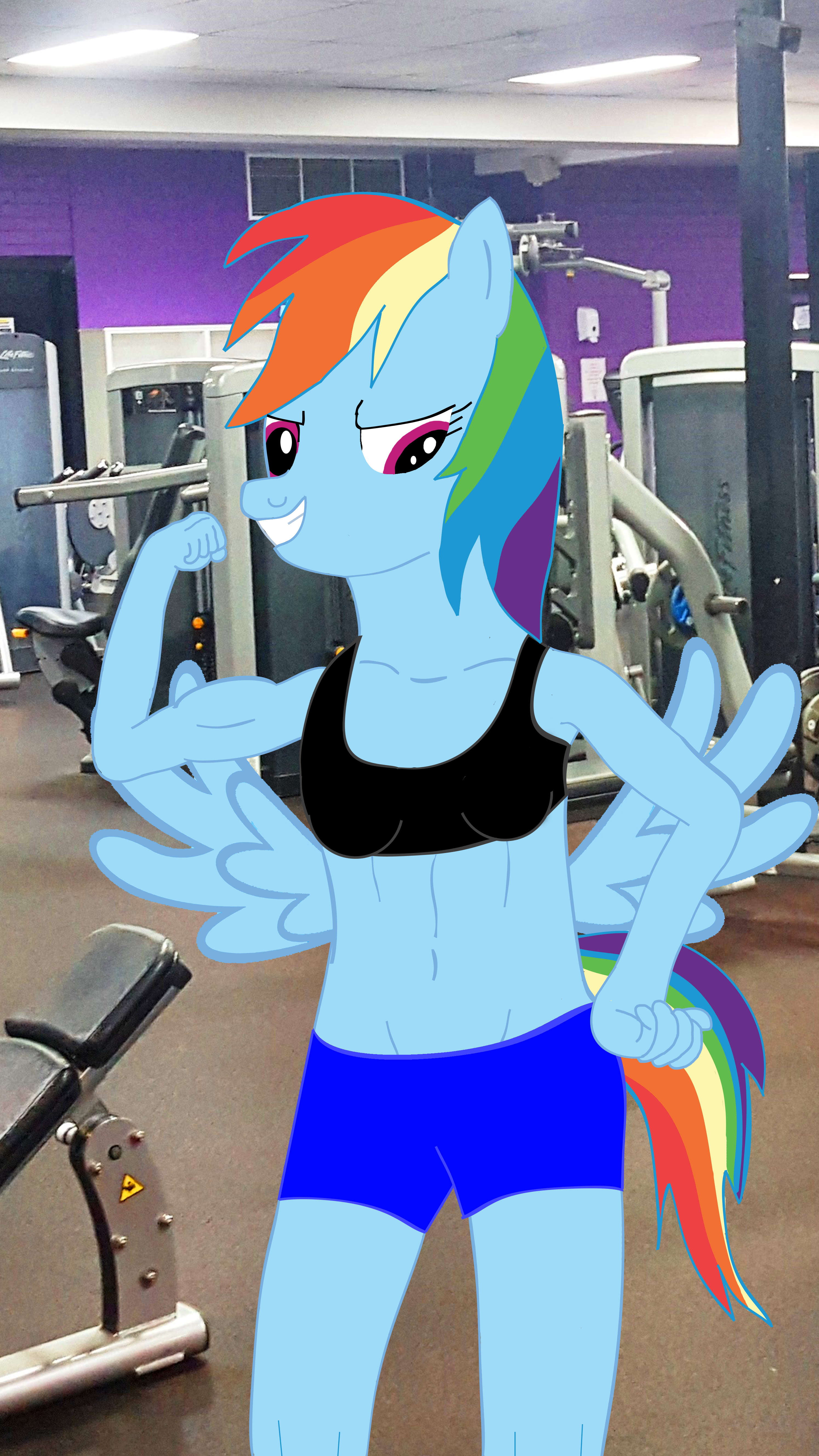 Workout Rainbow Dash