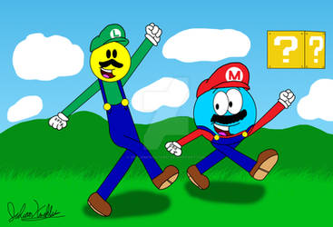 William N Winston as the Mario-Bros.