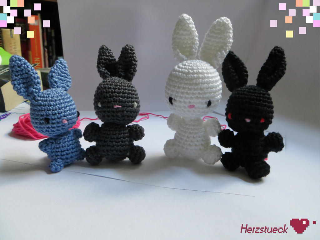 Free basic Bunny-pattern (Amigurumi)