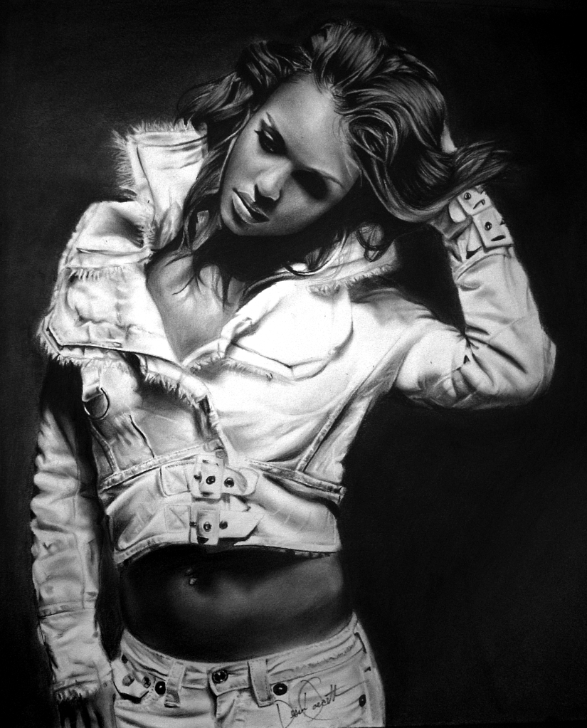 Jessica Alba Drawing