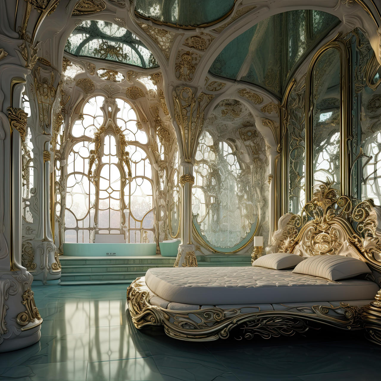 Gaudy Gaudy palace brothel room by vieregg on DeviantArt