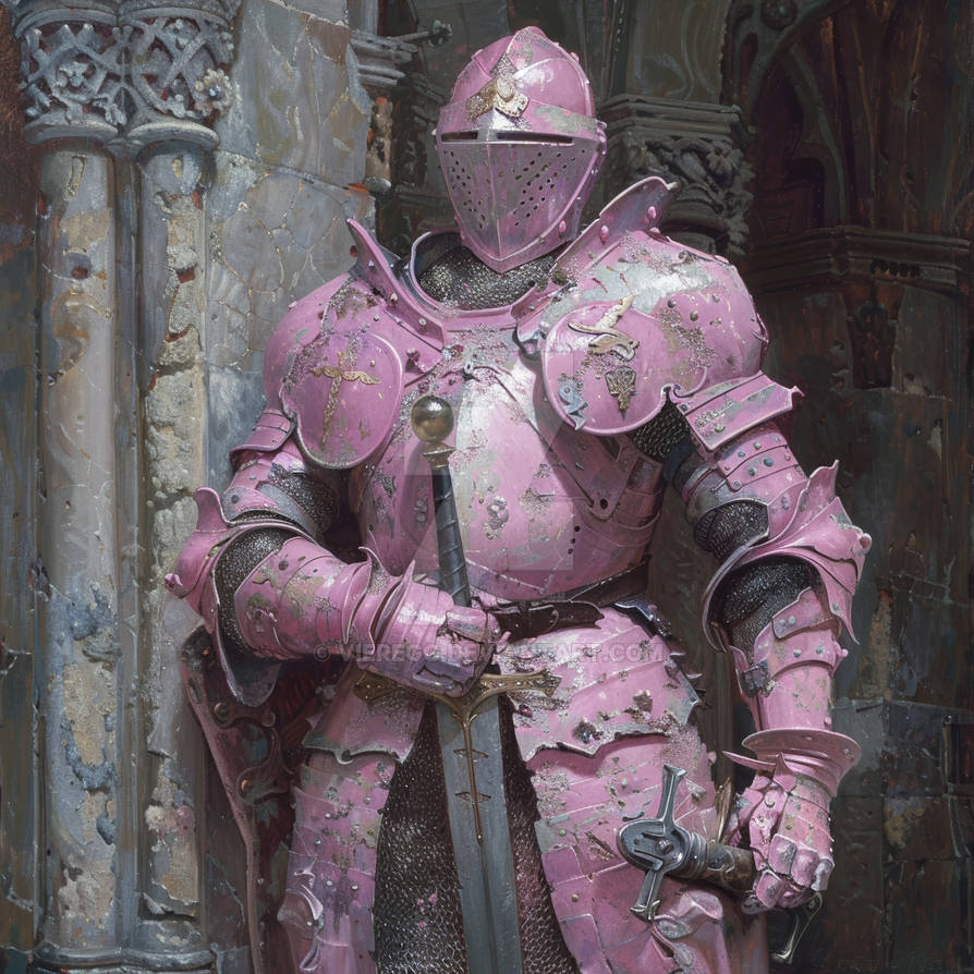 Knight Pink Roses The pink knight by vieregg on DeviantArt