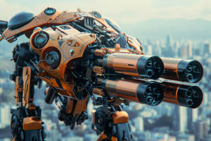 Big guns of a Neo Dixie Warhound