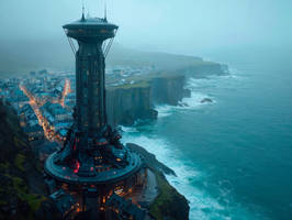 Brietspiret Imperial Tower in Ljosvik Iceland