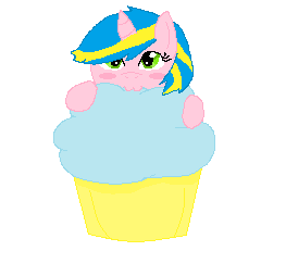 COMM: Cupcake Sparkle Floaty