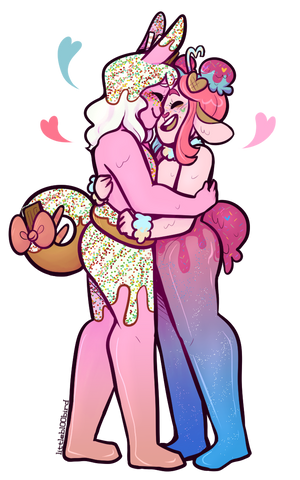 Love Is Sweet! :Commission: by LittleB100Bird Love Is Sweet! :Commission: by LittleB100Bird