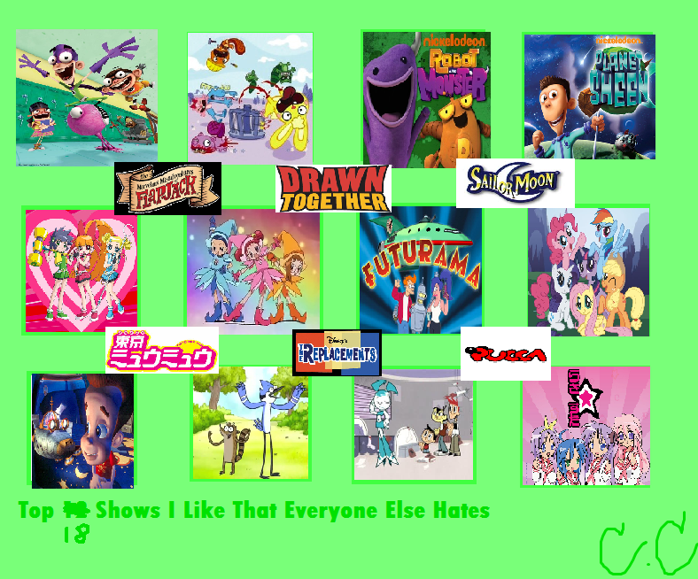 My Top 18 Shows that I like that Everyone Hates