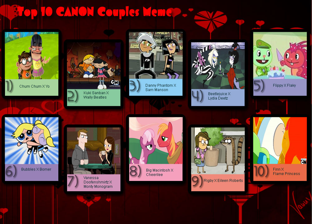 My Top 10 Favorite Canon Couples