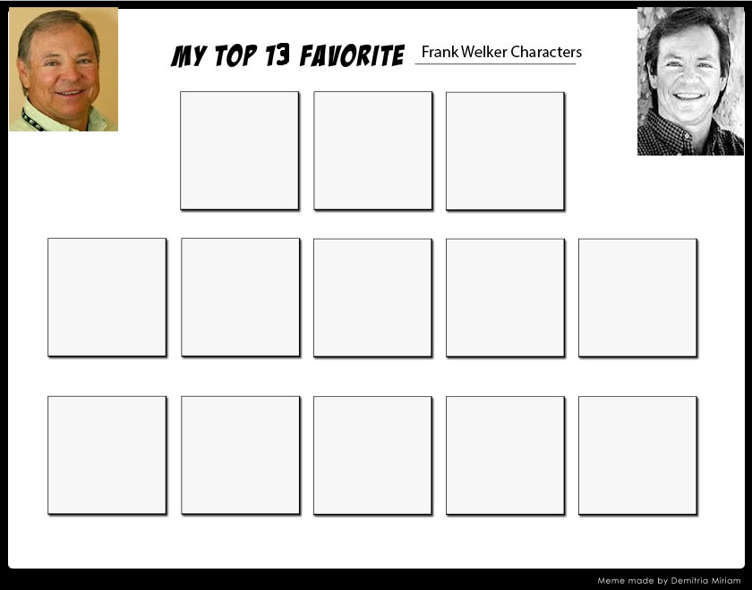 My Top 13 Favorite Frank Welker Characters-blank