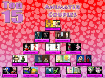 My Top 15 Favorite Animated Couples by Toongirl18