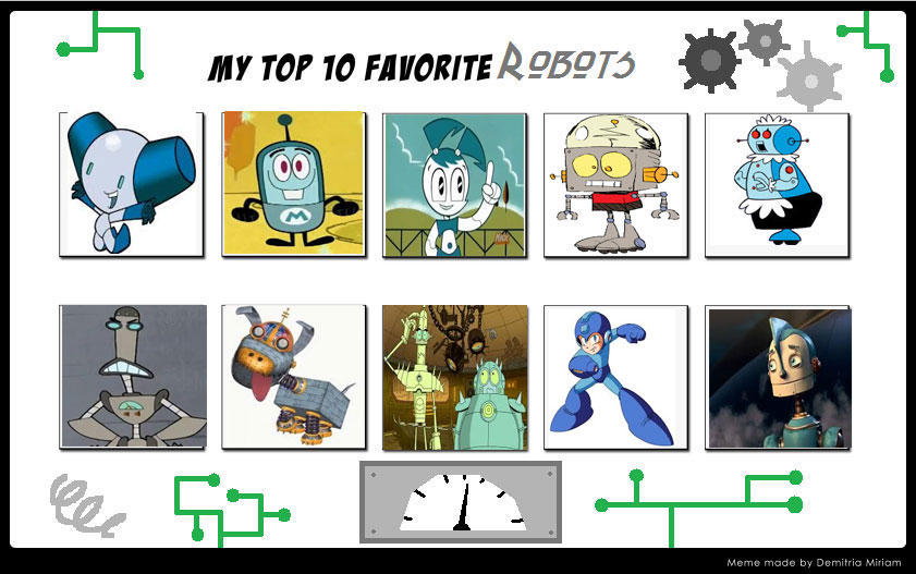 My Top 10 favourite Robotboy characters REUPLOAD by ArthurEngine