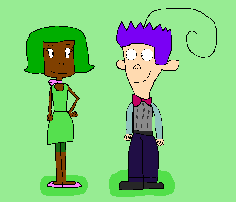 Sheen and Libby as Fear and Disgust