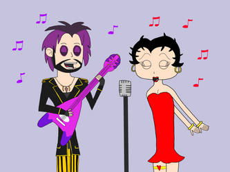 Jagged Stone and Betty Boop Sings the Blues by Toongirl18