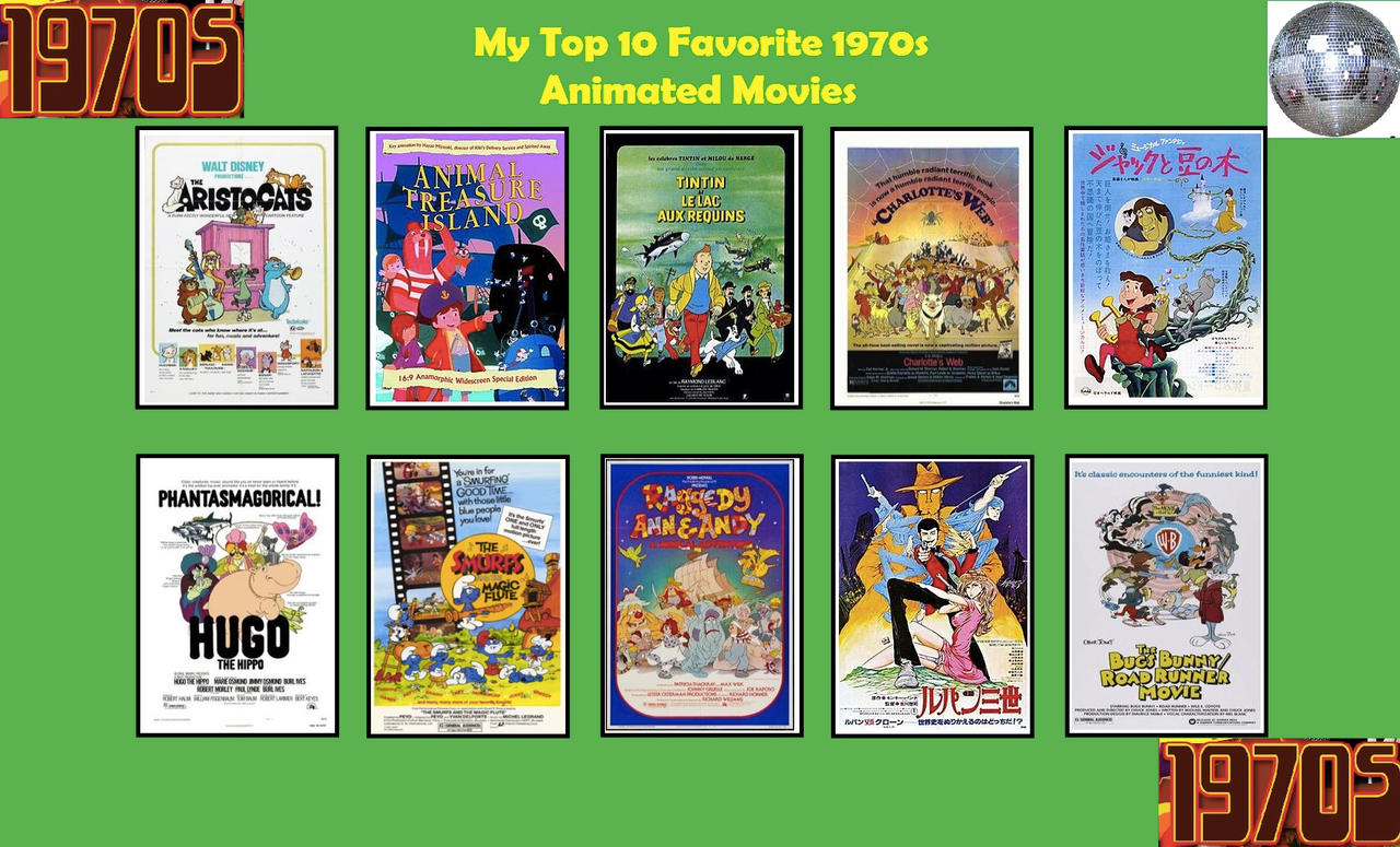 My Top 10 1970s Animated Movies by Toongirl18 on DeviantArt
