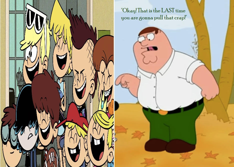 Peter is About to Beat Up the Loud Bros. by Toongirl18 on DeviantArt