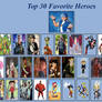 My Top 30 Favorite Heroes