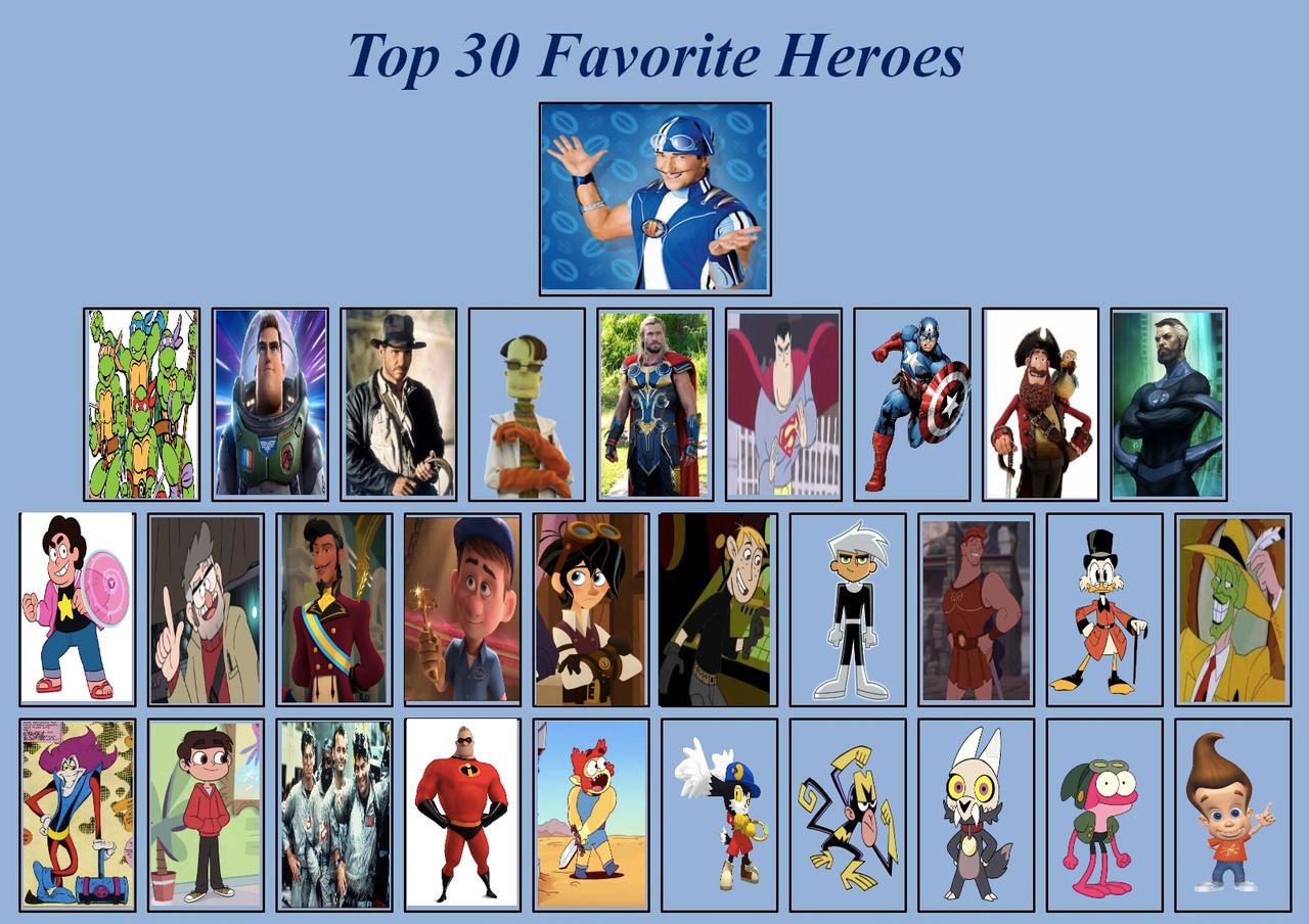 My Top 30 Favorite Heroes By Toongirl18 On Deviantart My Top 30 Favorite Heroes By Toongirl18 On Deviantart