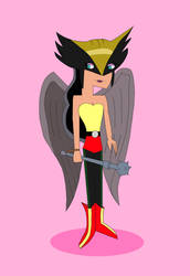 Paulina as Hawkgirl