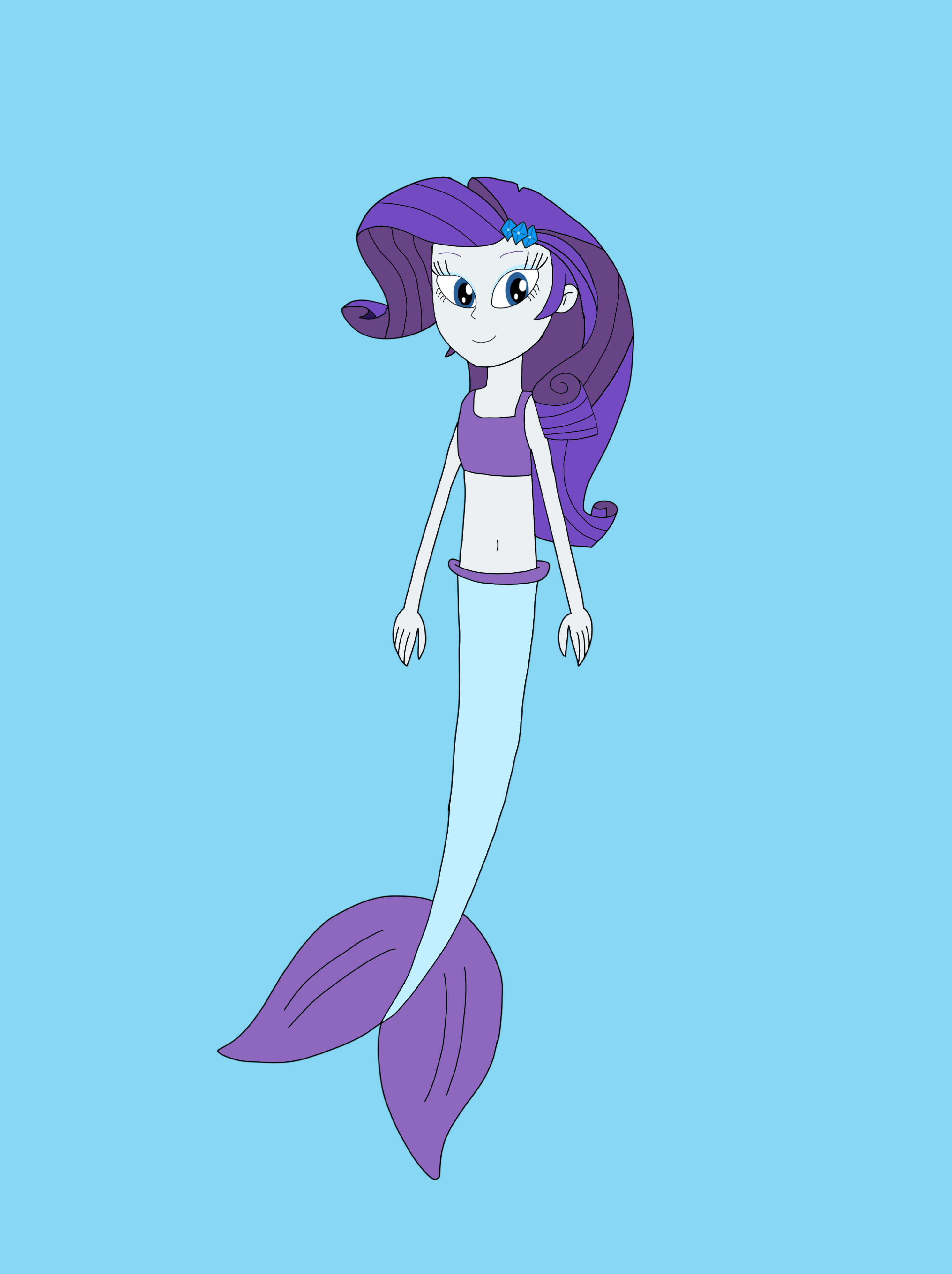 Mermay Month 25: Rarity by Toongirl18 on DeviantArt