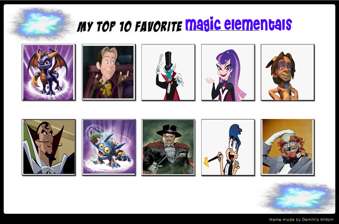 Lesser Elementals Magic My Top 10 Favorite Magic Elementals by Toongirl18 on DeviantArt