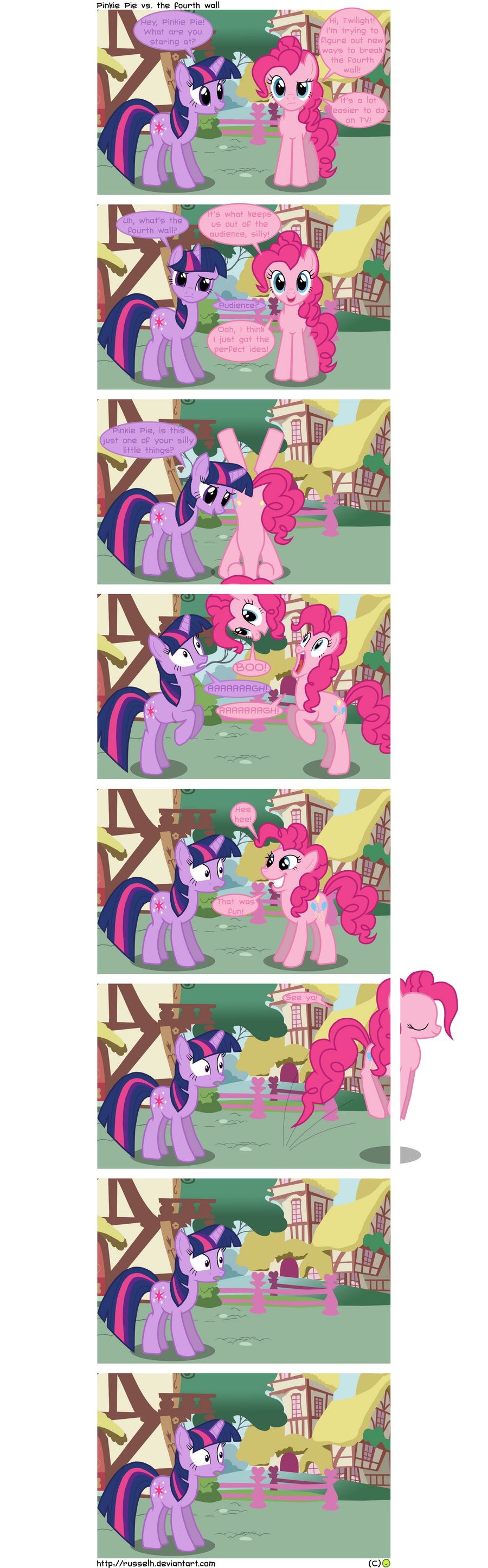 Pinkie Pie vs. the fourth wall