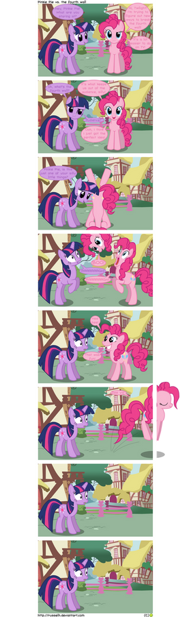 Pinkie Pie vs. the fourth wall