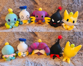 My Handmade MINI Chao Plushies!