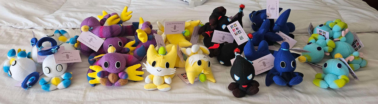 My Handmade MINI Chao Plushies! 2