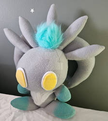 My Handmade Silver The Hedgehog Plush V.2!